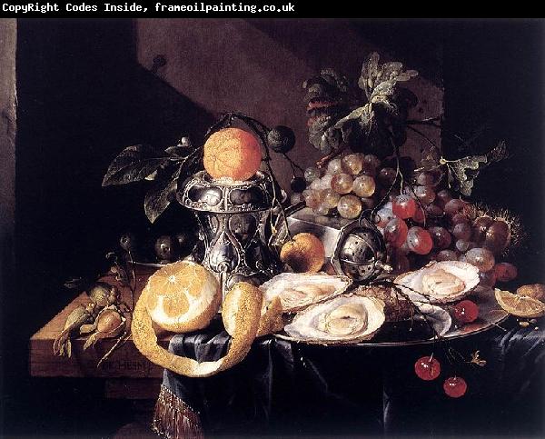Cornelis de Heem Still-Life with Oysters